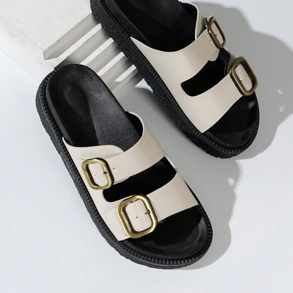 Fashionable Women's casual buckled detailed Sandals - Picture 5 of 5